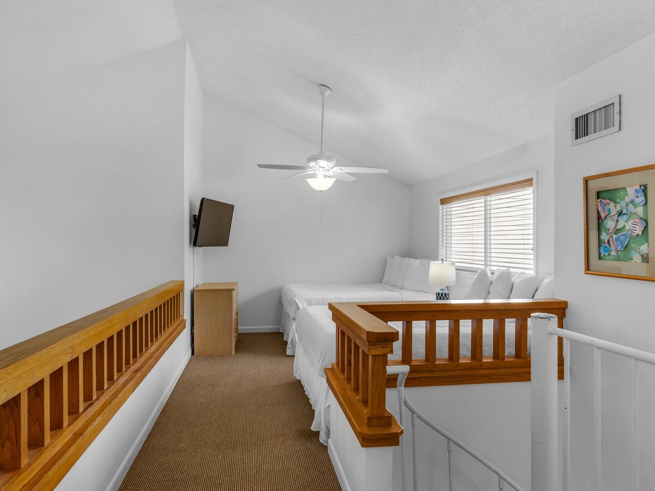 Loft Bedroom With Flat Screen TV
