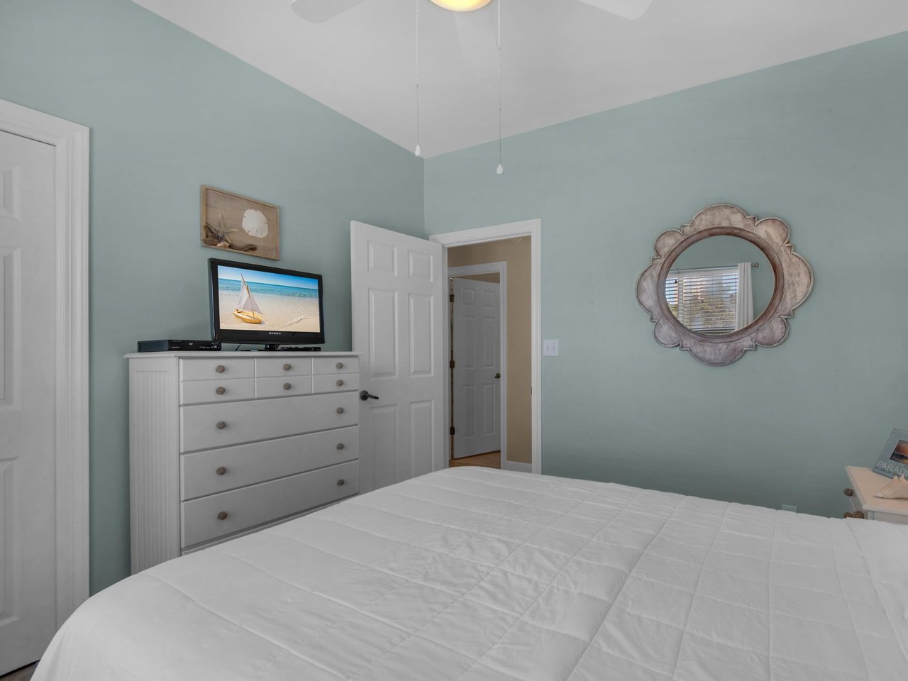 Bedroom 2 With Flat Screen TV