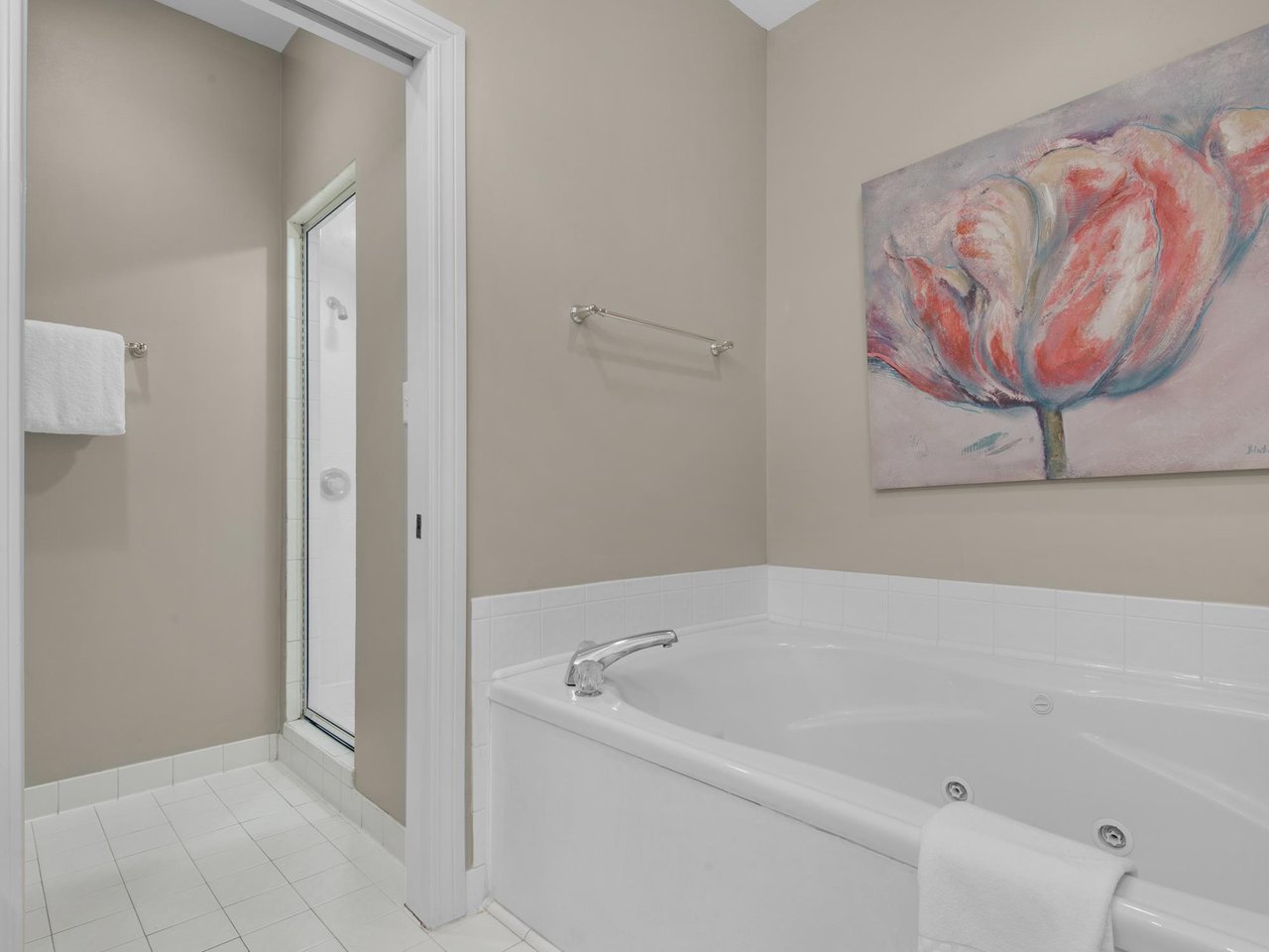 Bathroom 1 With Separate Tub and Shower