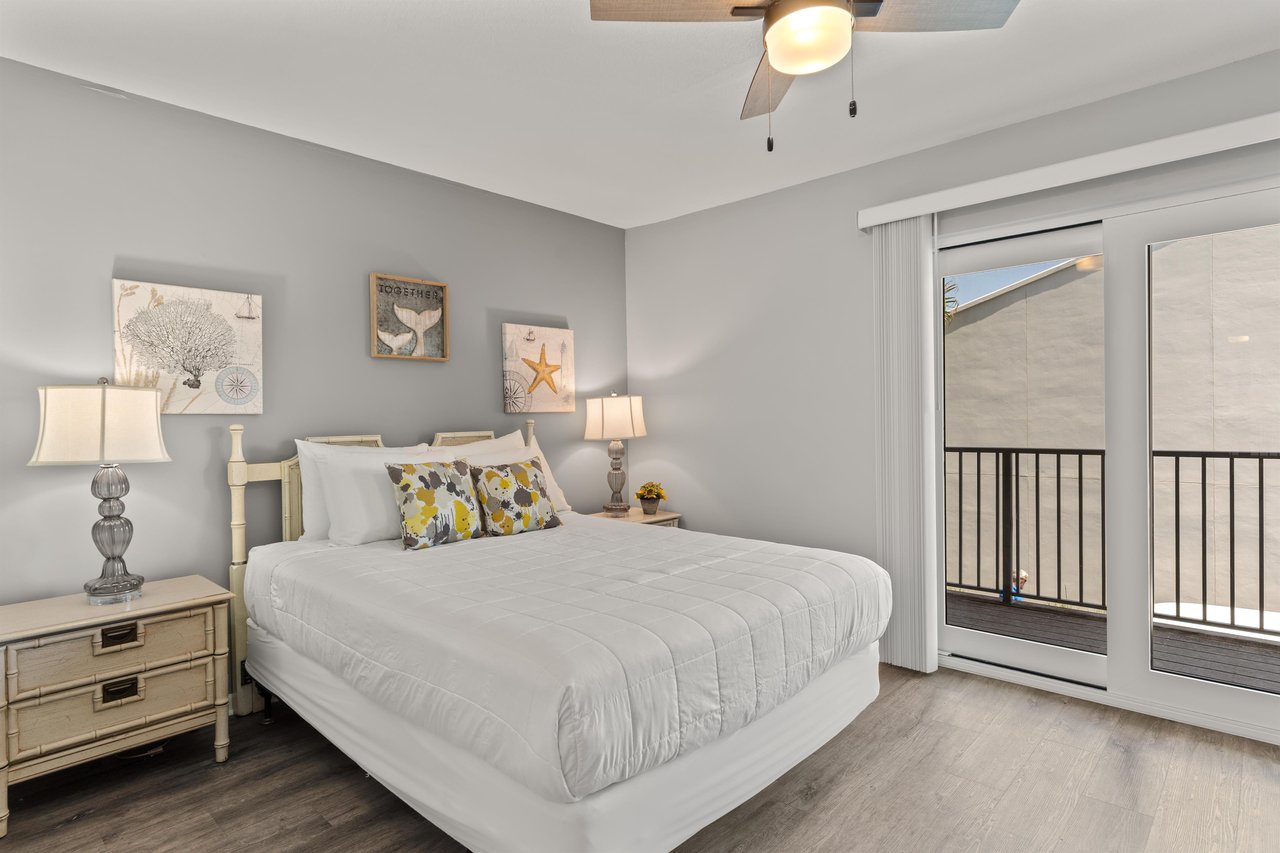 Bedroom 2 with Queen Bed and Balcony
