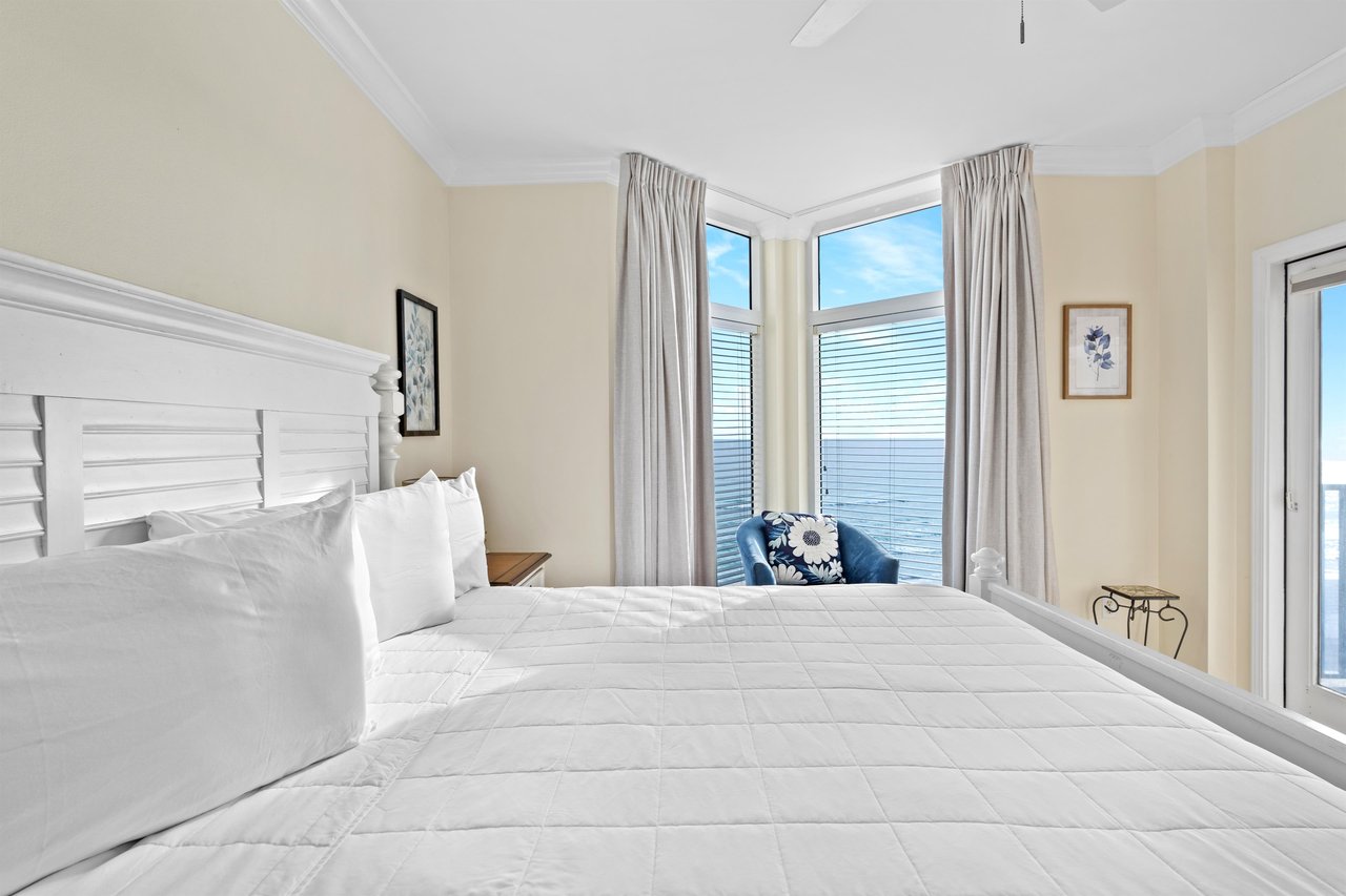 Beautiful Gulf Views from Primary Bedroom