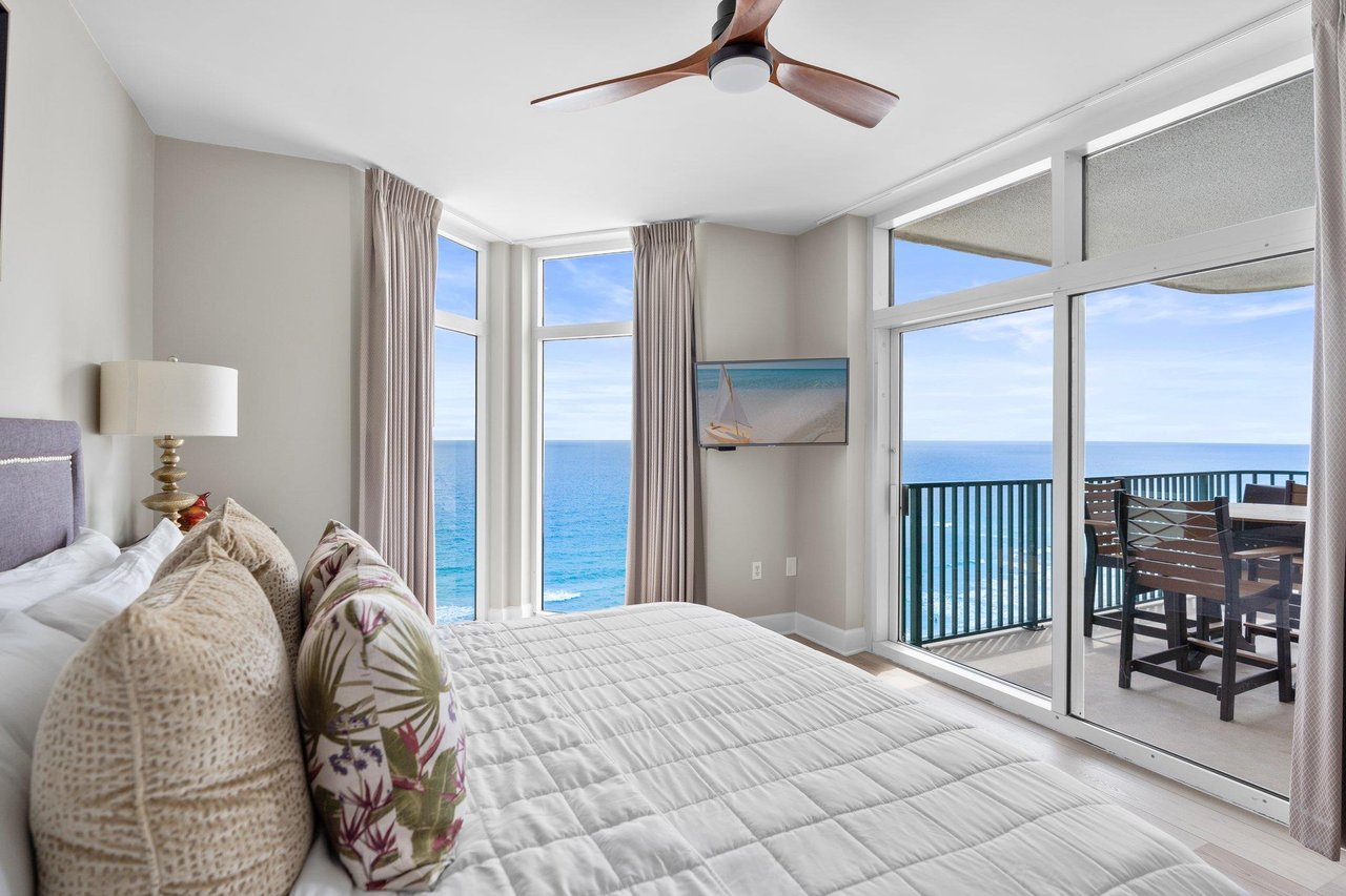 Private Balcony Access in Primary Bedroom