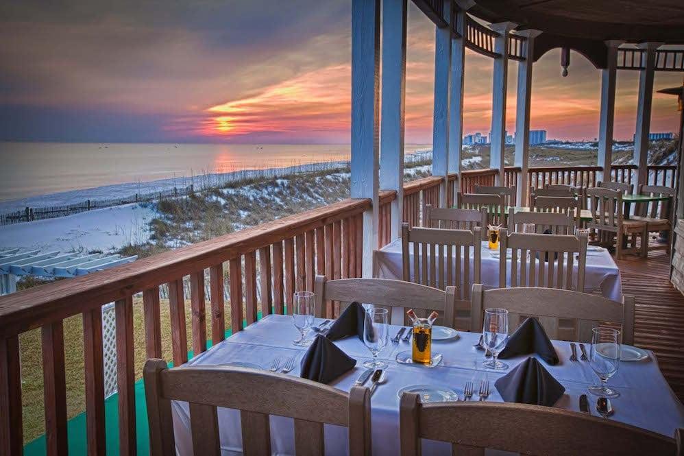 BeachWalkCafeDestinFLatsunset