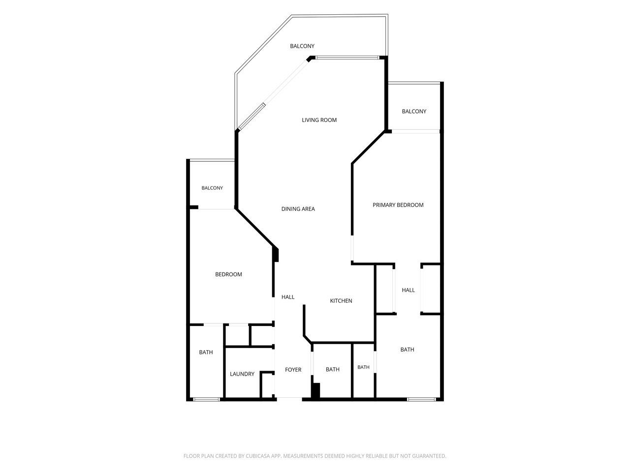 Floor plan showing the layout of this vacation rental