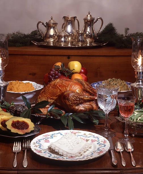 a table with plates and glasses
