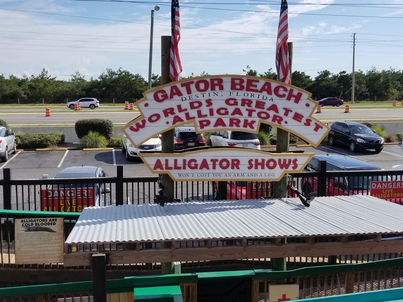 Gator Beach Sign