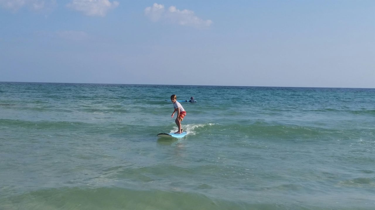 Surfing Ride On Surf School