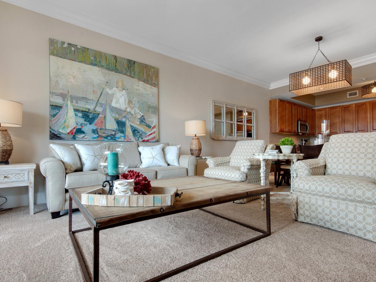 Living area with plenty of seating