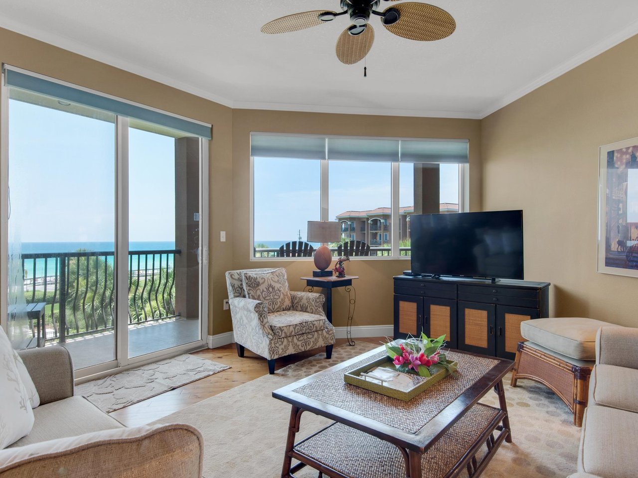 Living Room with Gulf View
