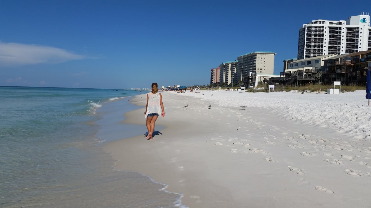 beach walk