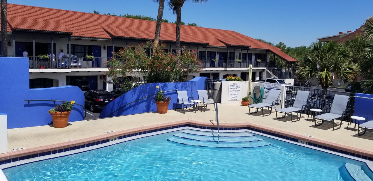 view from pool