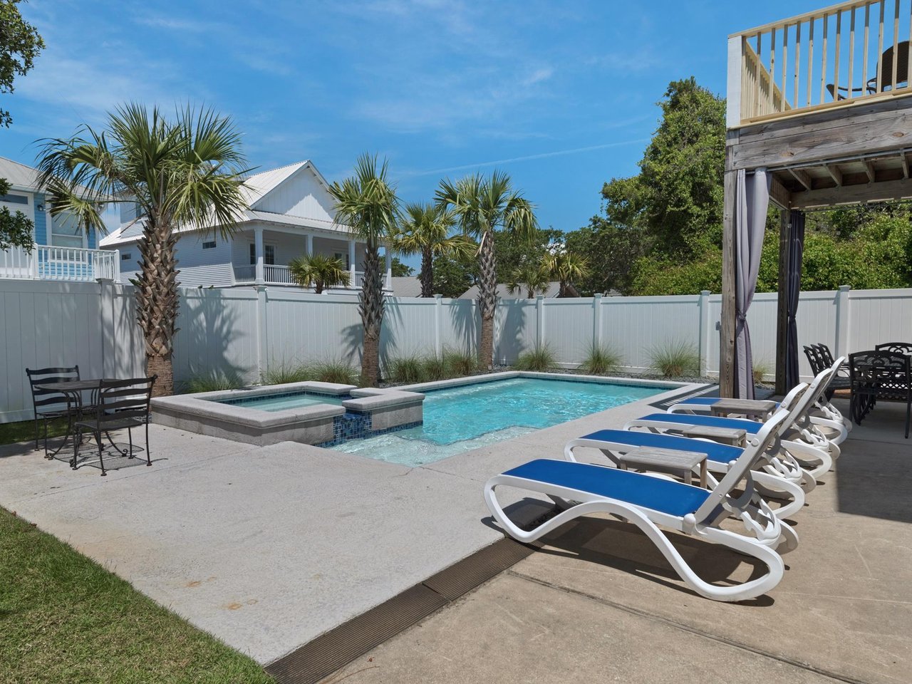Soak up the sun while enjoying the pool