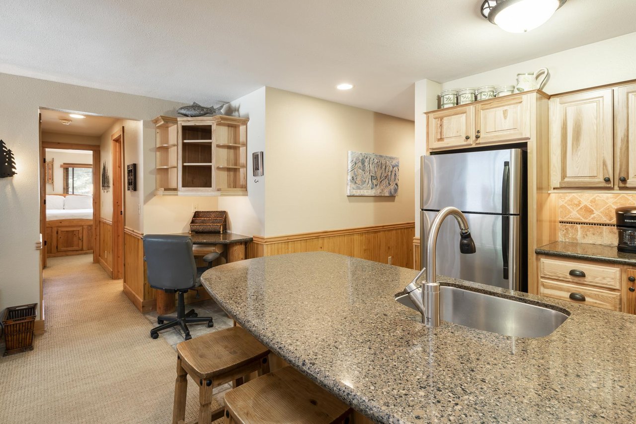 Additional seating at the breakfast bar