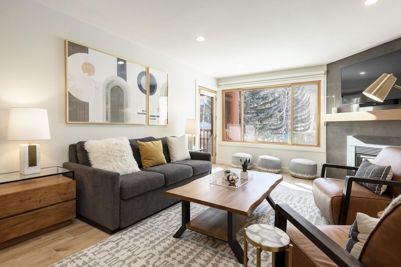 Abundant natural light in the living area