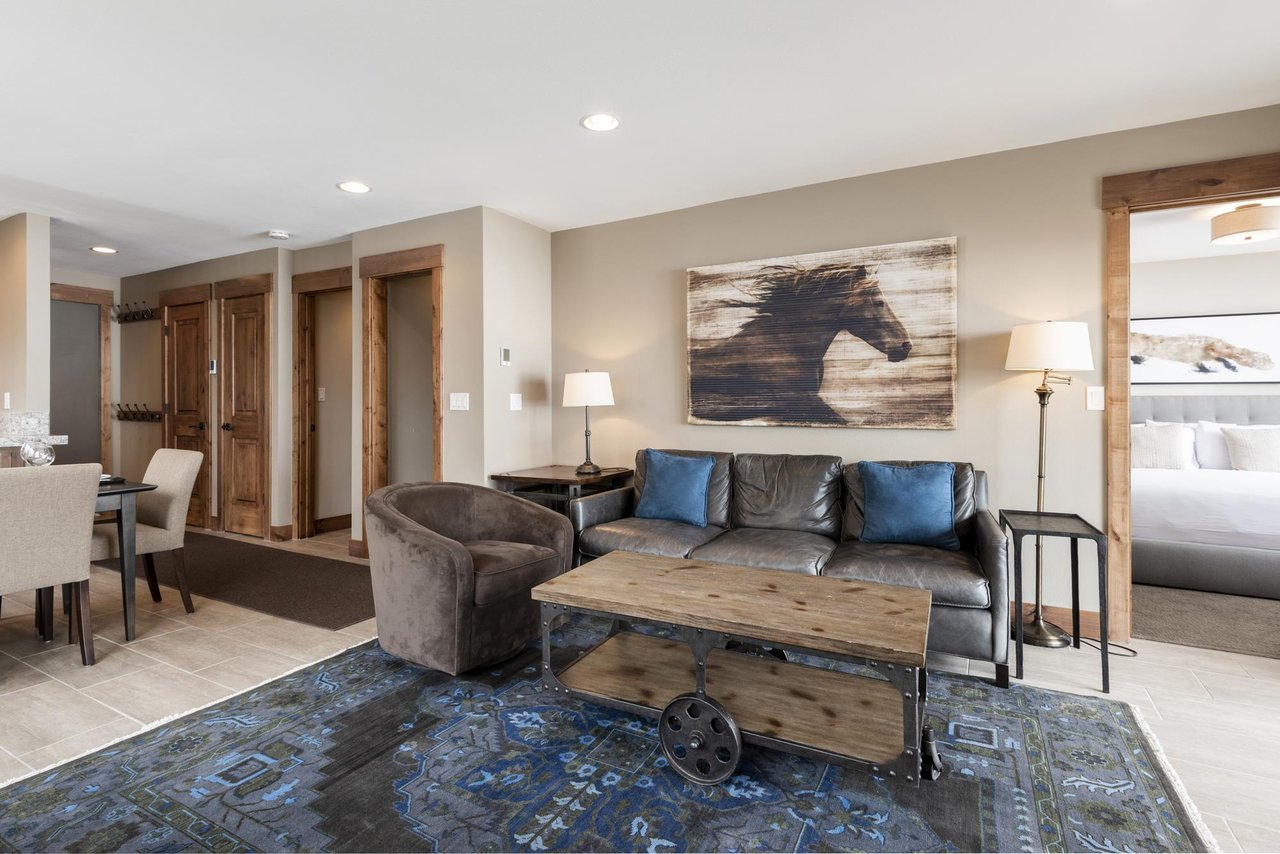 Comfortable seating in the living area