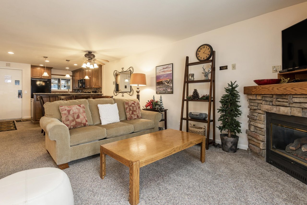 Abundant comfortable seating in the living room