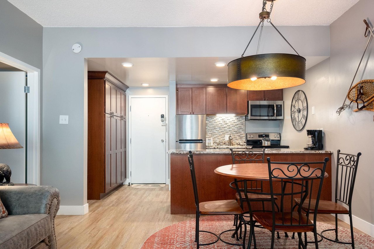 Dining table with seating for 4