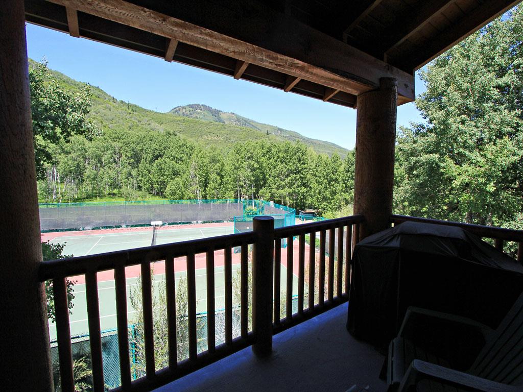 Views of the tennis and pickleball courts