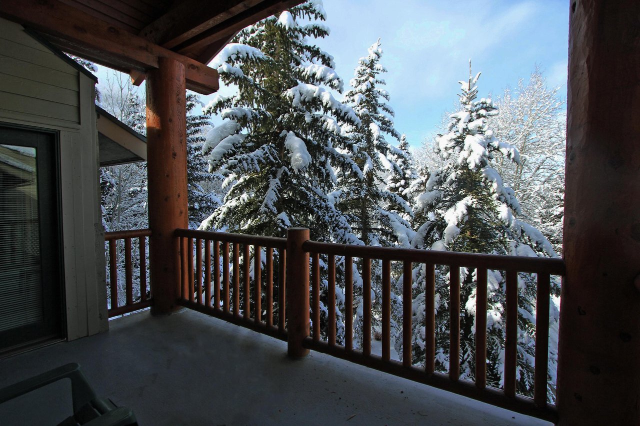Gorgeous views from the private patio
