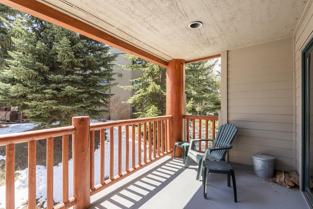 Private patio