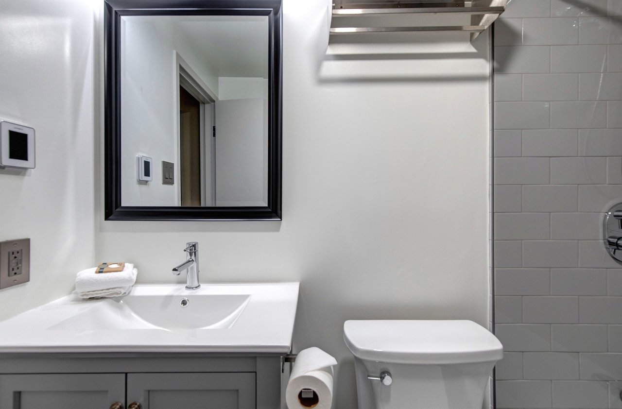 The new bathroom.