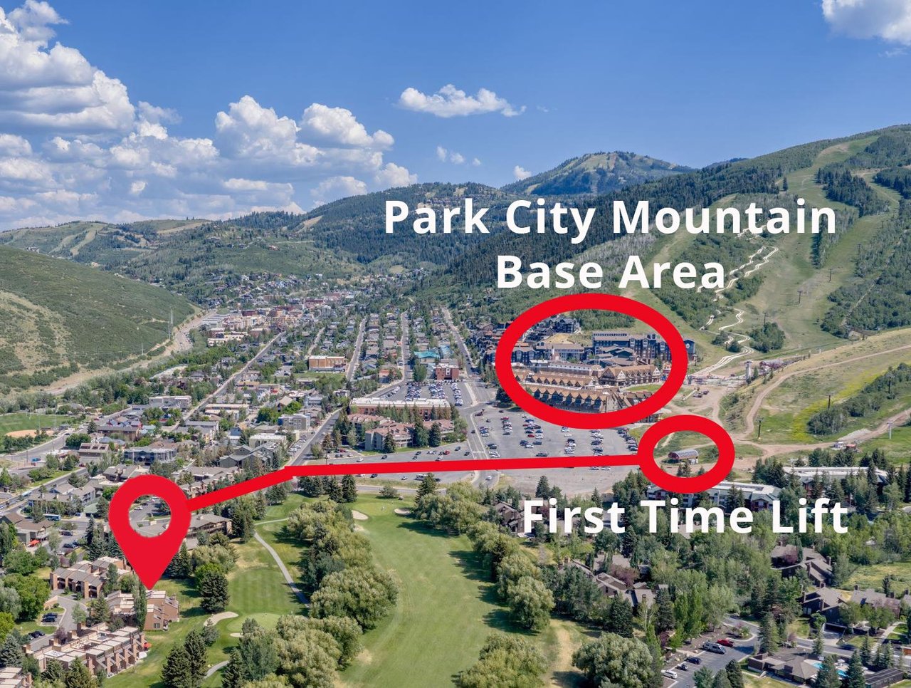 Ski Captain Molly is an easy 10 minute walk to the First Time Lift at Park City Mountain.