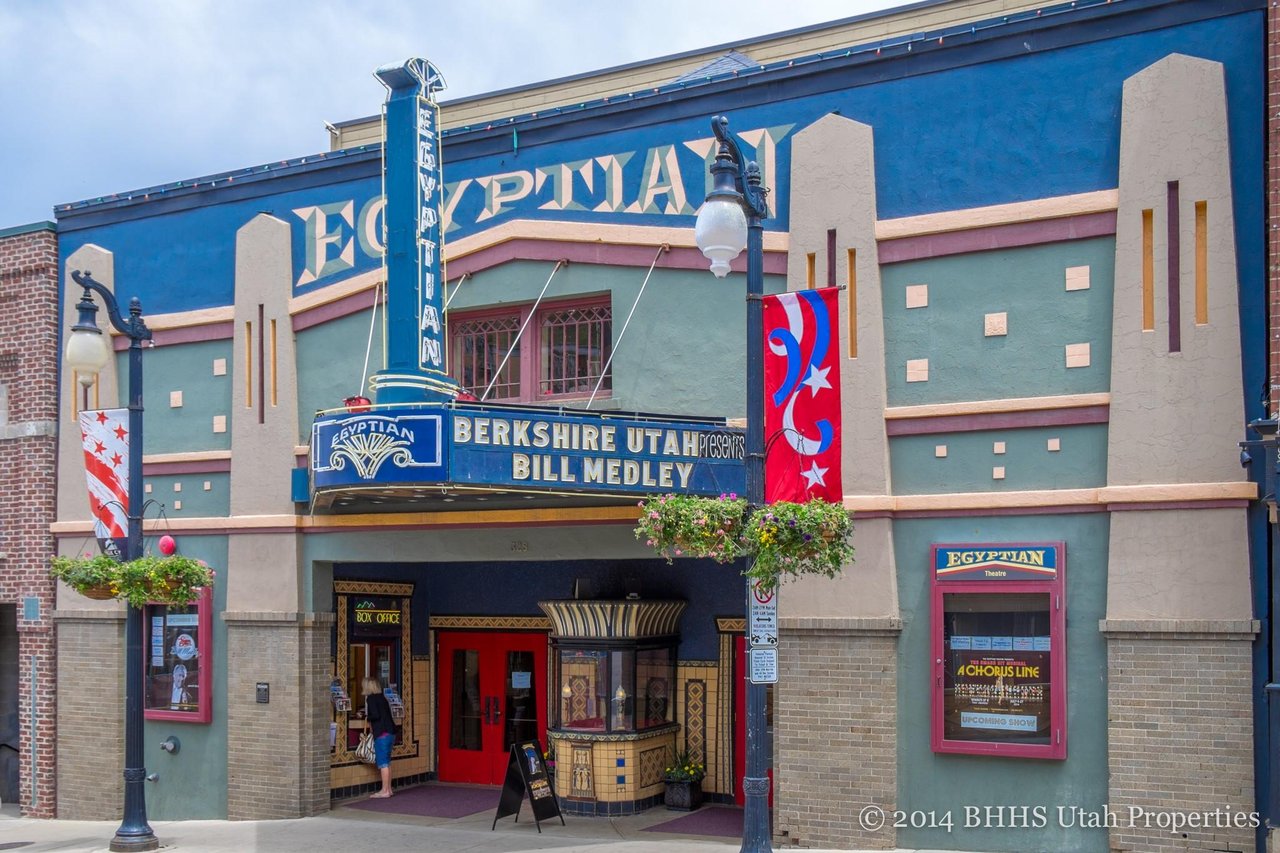 The famous Egyptian Theatre on Historic Main Street, Park City, Utah.