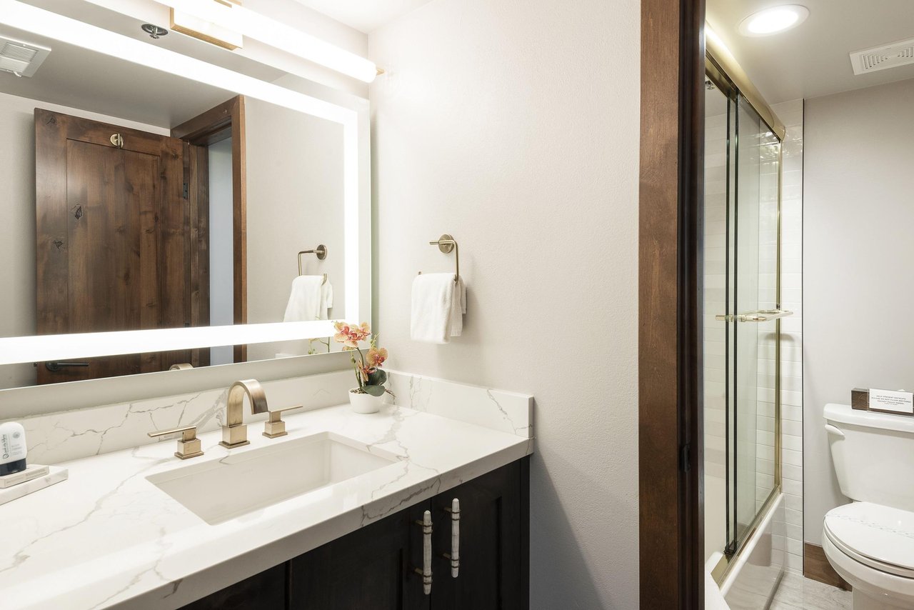 Hallway shared bathroom