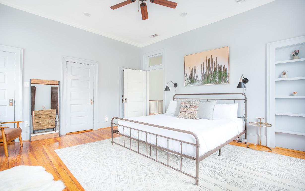 The second bedroom offers a King size bed, and two spacious closets.