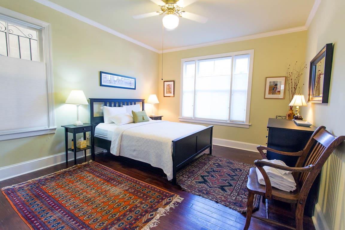 The first bedroom.