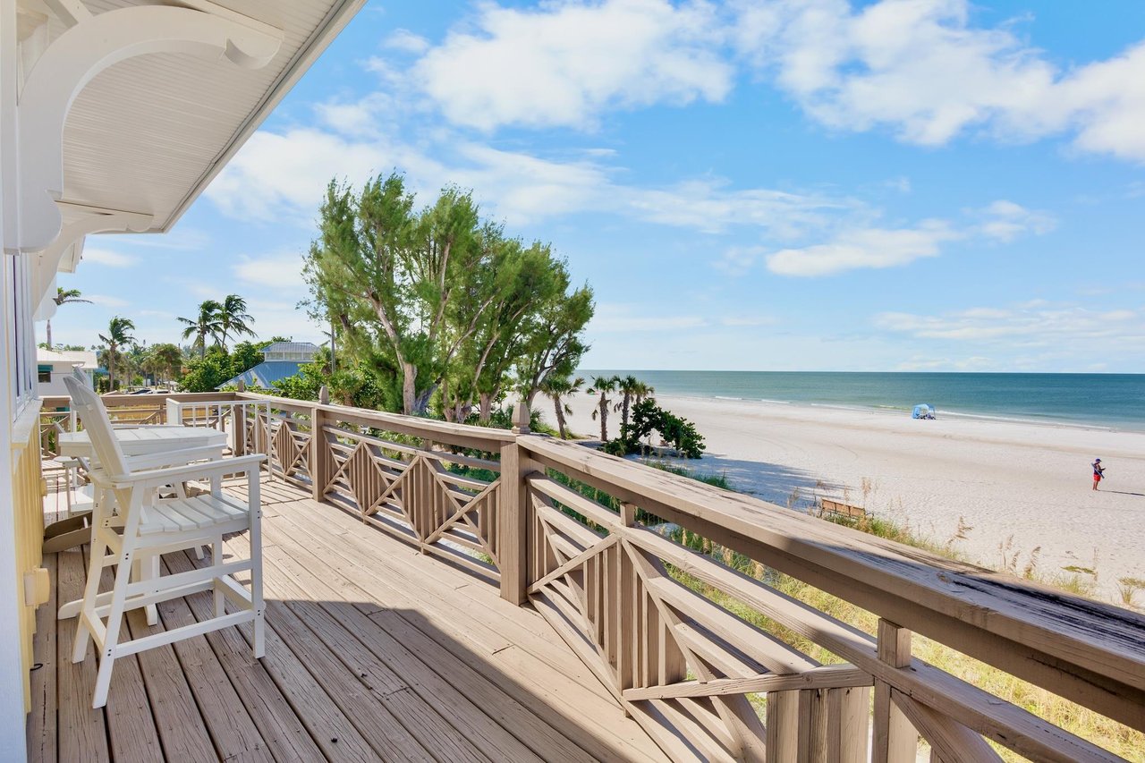 Balcony furnished for comfort  Second Floor