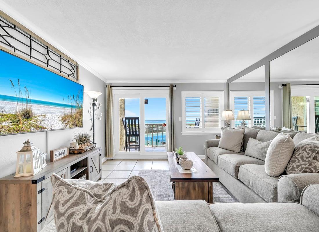 HSRC Living Area with Private Balcony Access