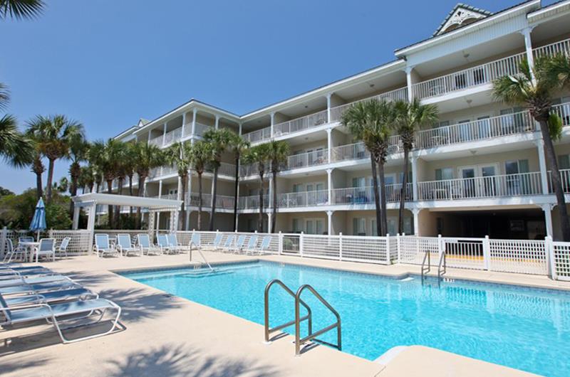 Huge pool to enjoy at Gulf Place Cabanas in Santa Rosa Beach FL