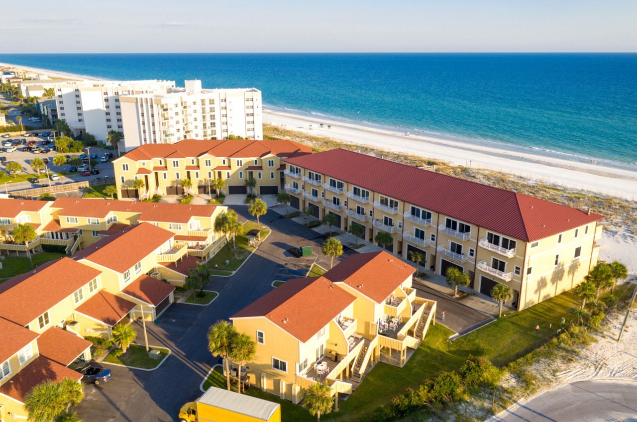 Regency Cabanas are only steps away from peaceful, Gulf beaches