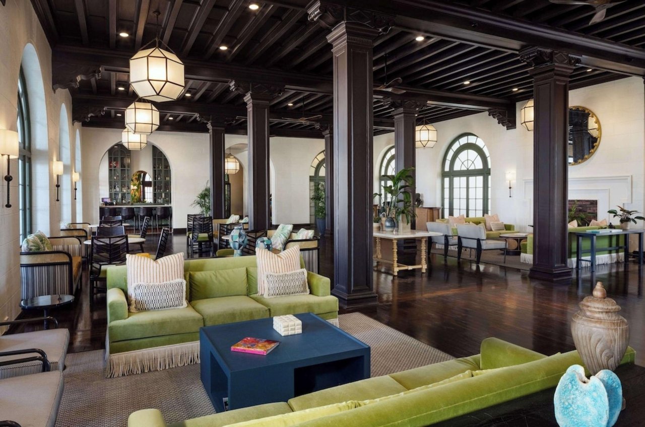 The lobby at Casa Marina Key West in Key West, Florida