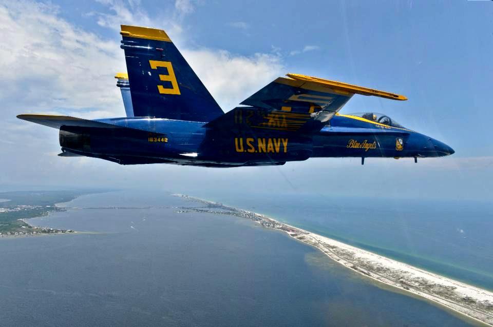 58954 Blueangeloverpensacolabeachandthegulf