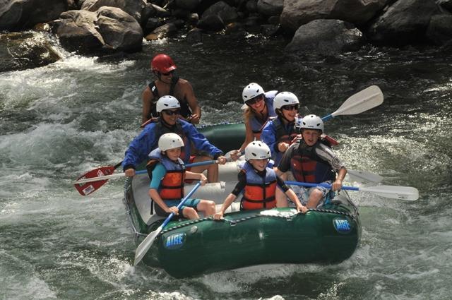36 A Group Of People In A Raft