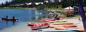 48 A Group Of Boats On A Lake