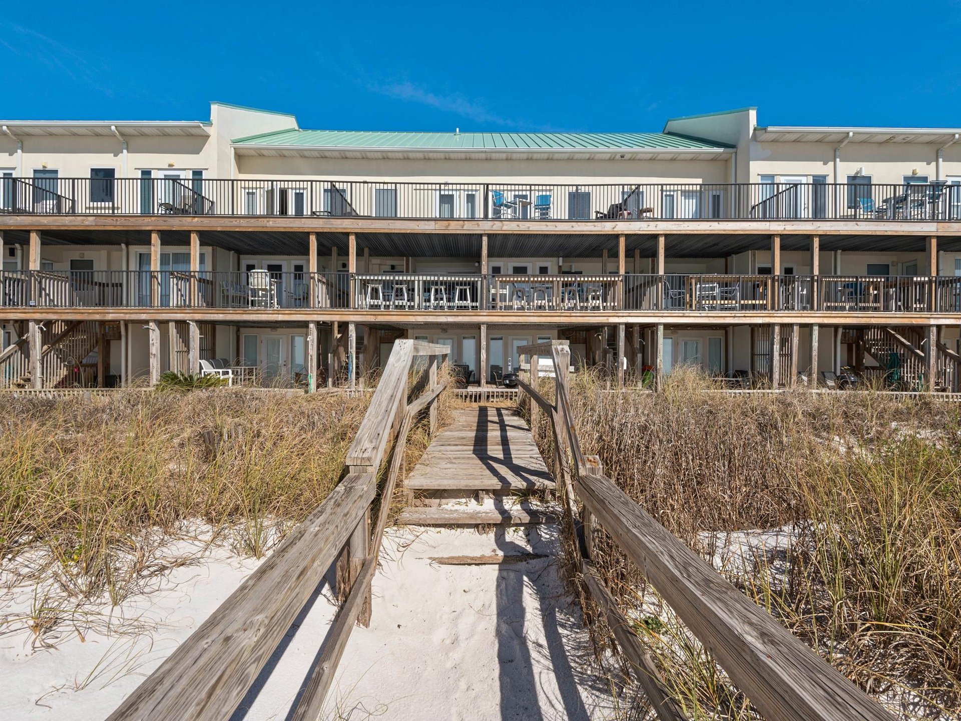 View from the beach