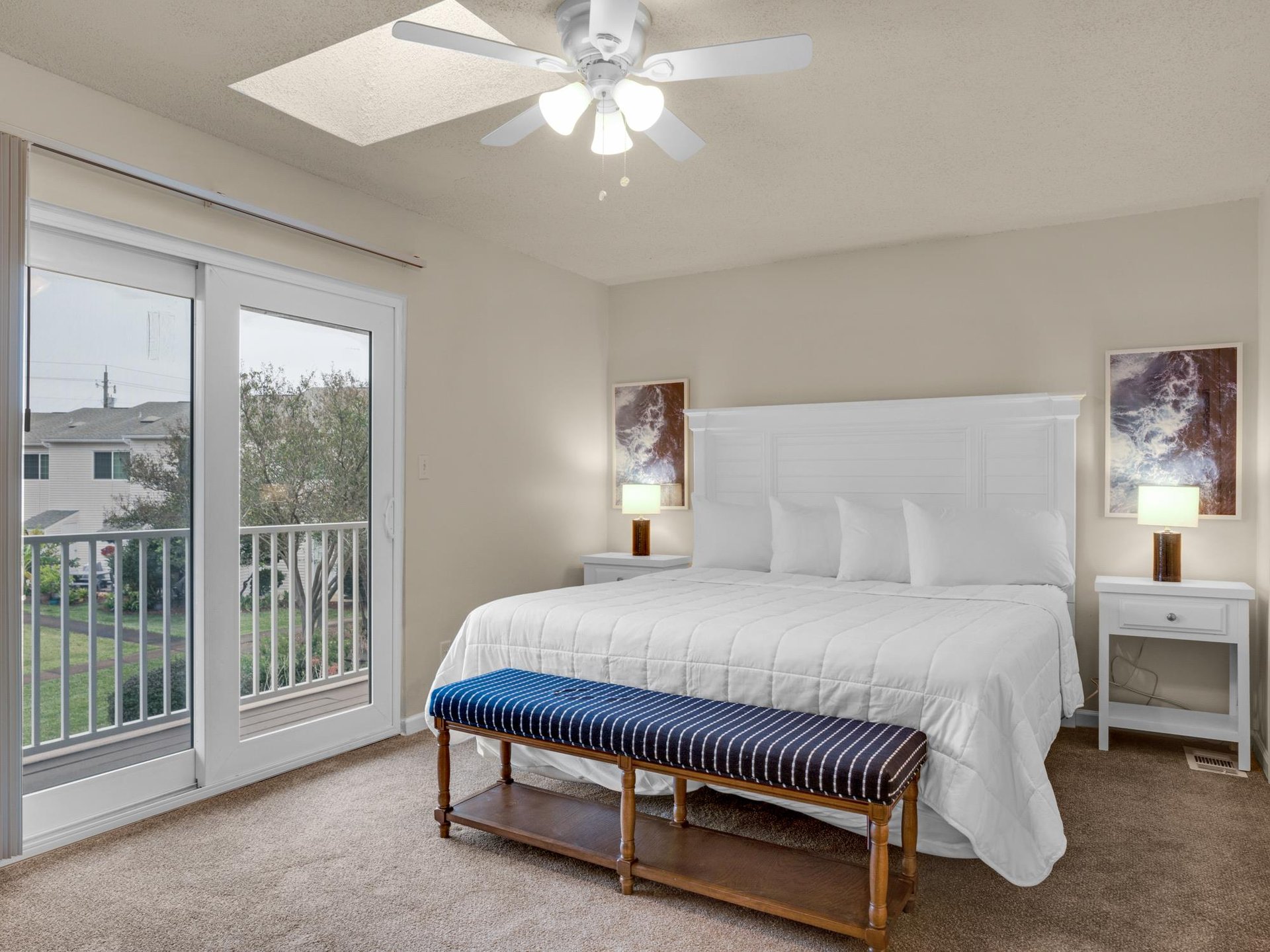 Primary Bedroom on 2nd Floor with King Bed