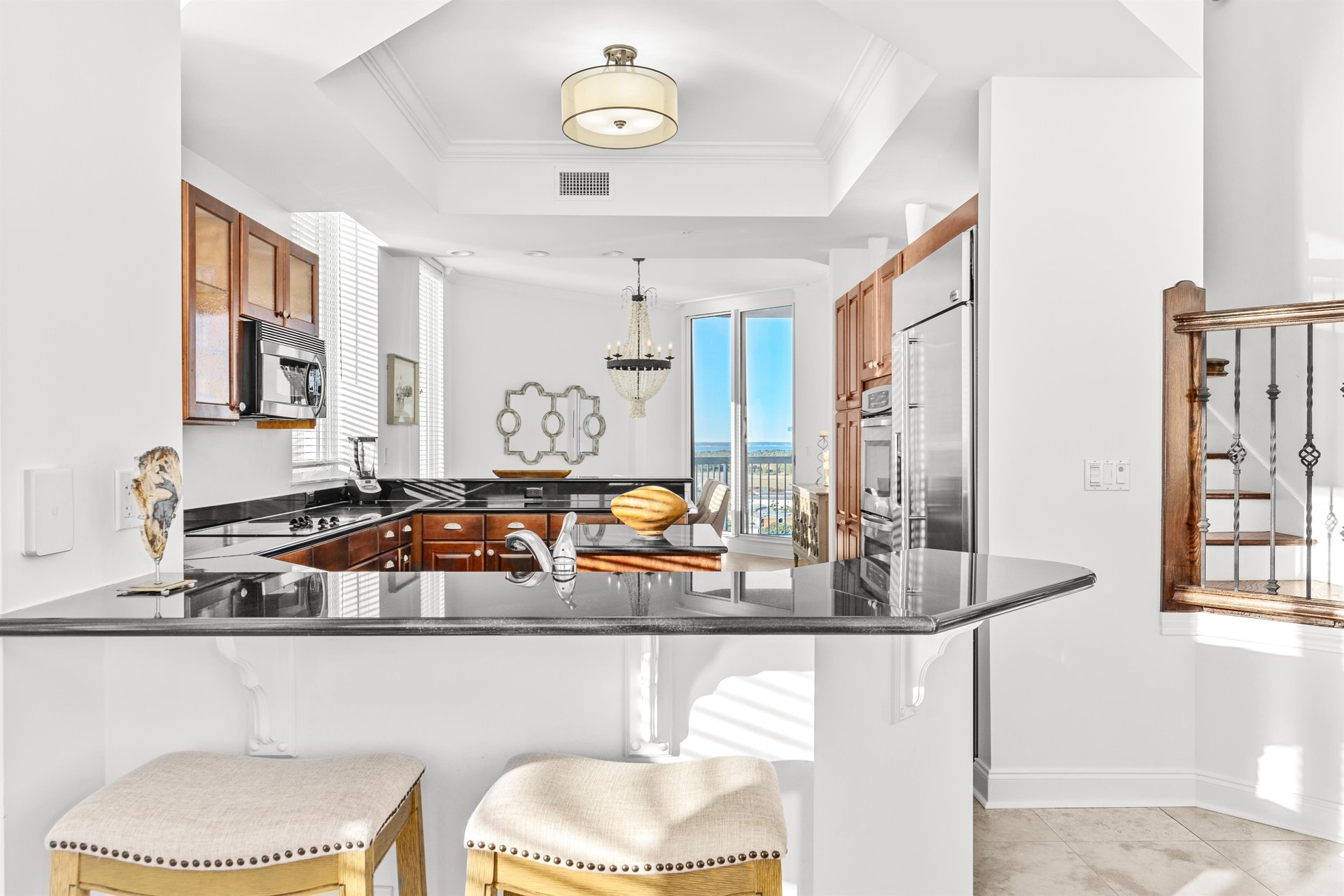Kitchen with Bar Seating
