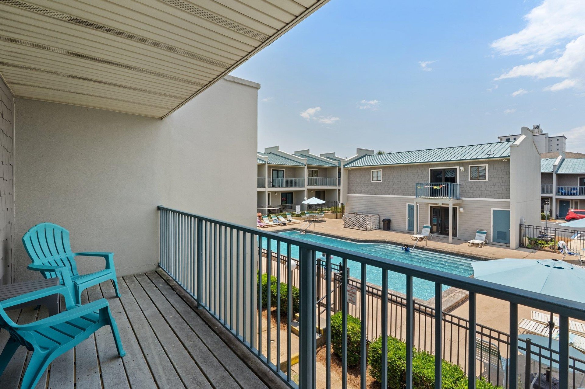 Private Balcony off Bedroom 2