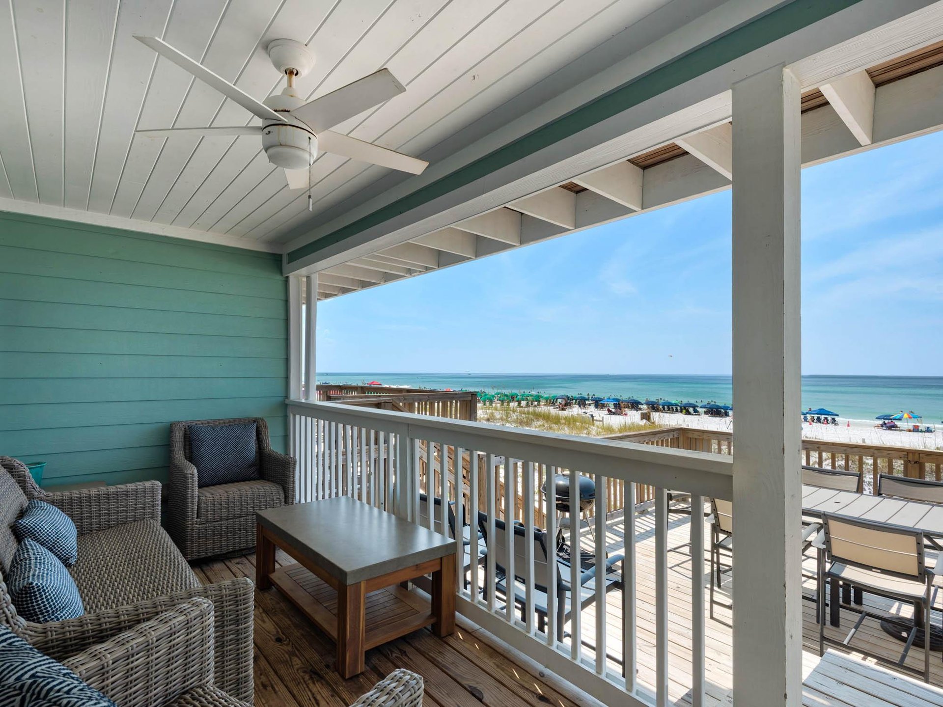Back patio and deck