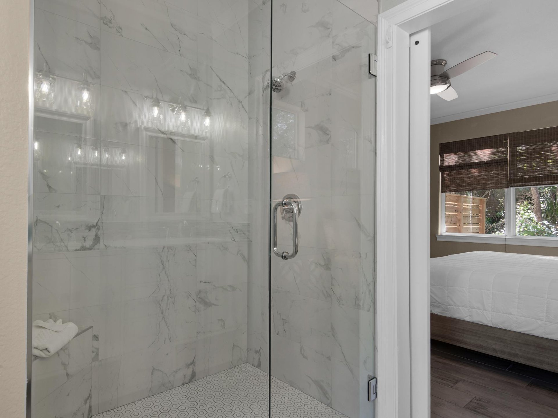 1st Floor Bathroom 1 with Walk in Shower
