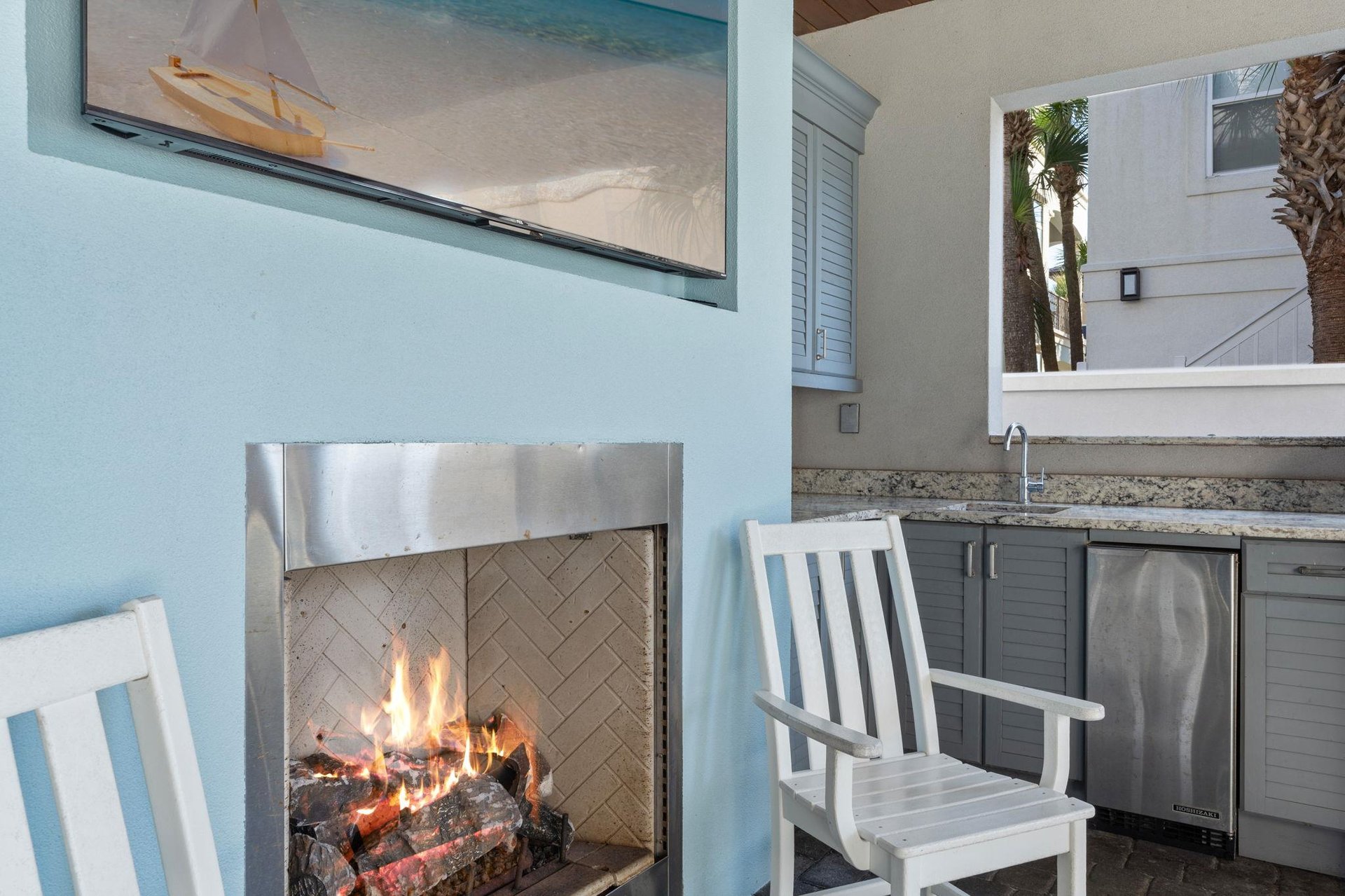 Outdoor Fireplace