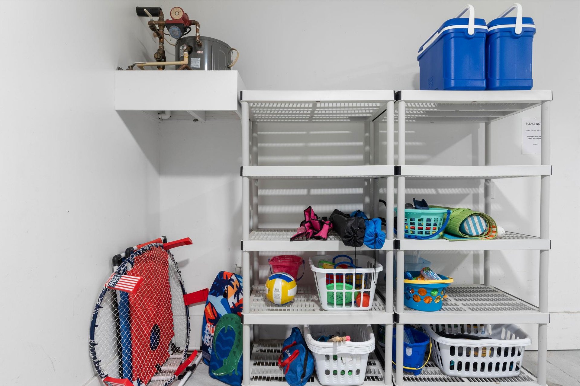 Toys in Garage