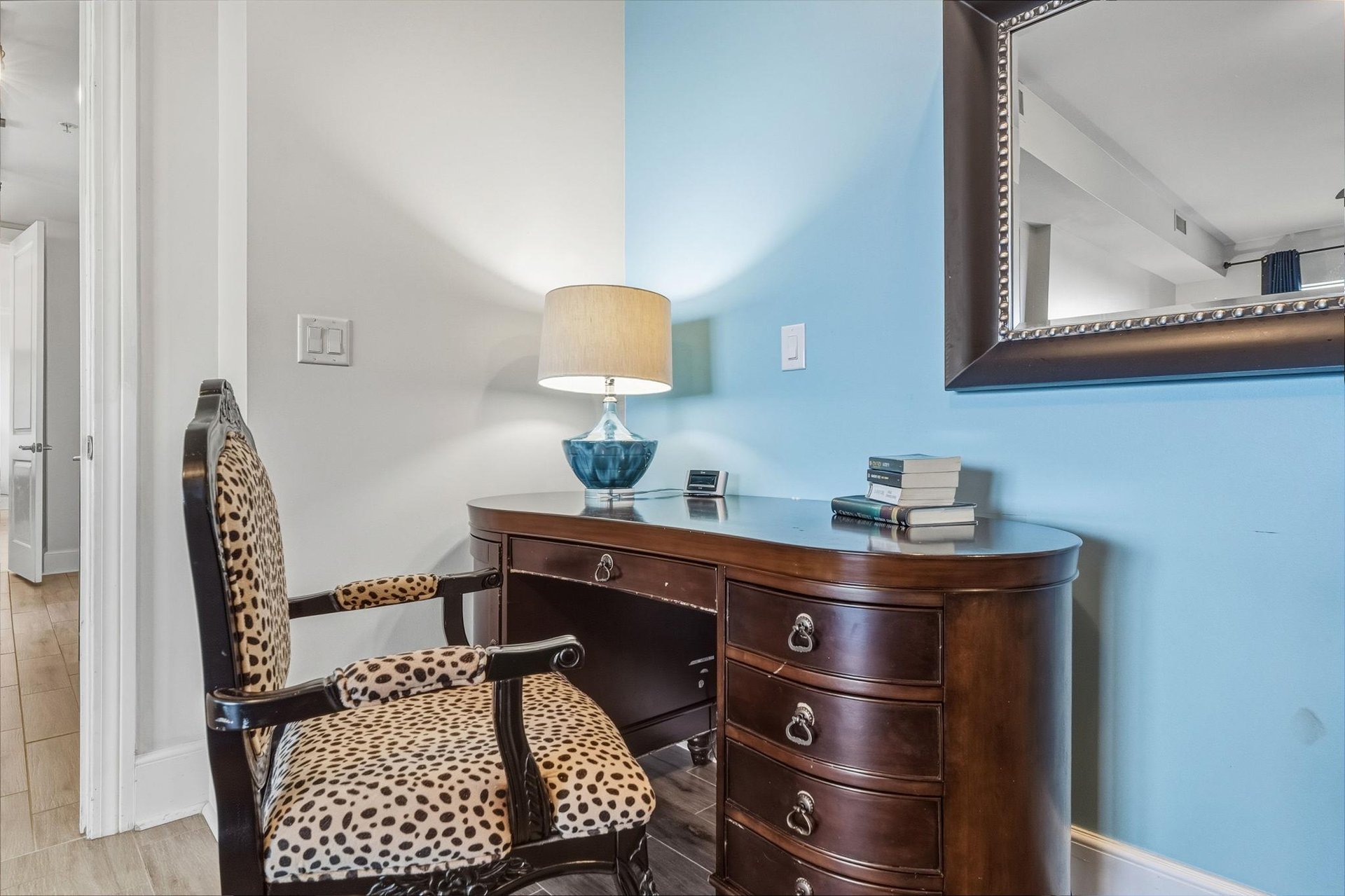 Desk in Bedroom 1