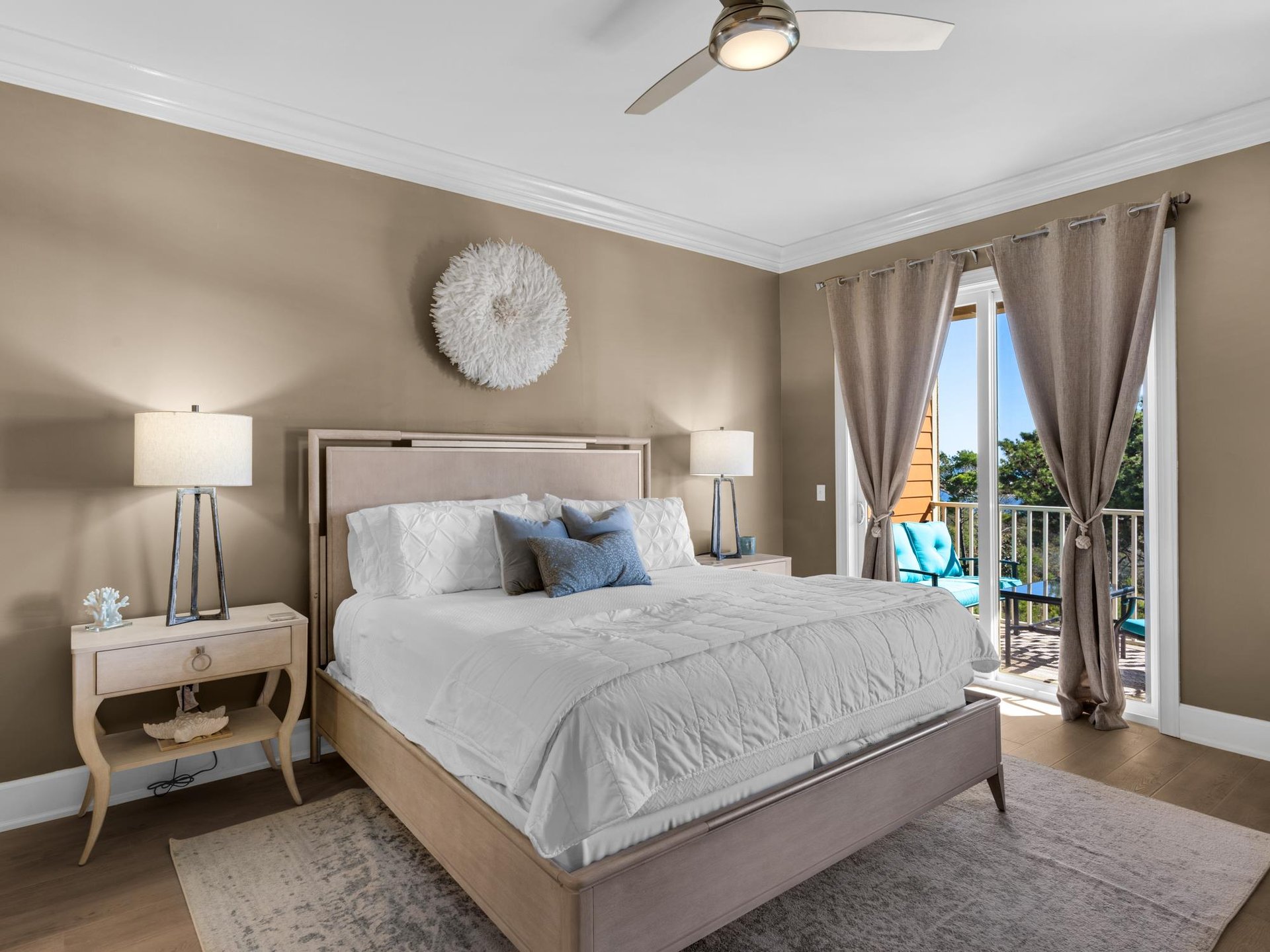 1st Floor Bedroom 2 with King Bed
