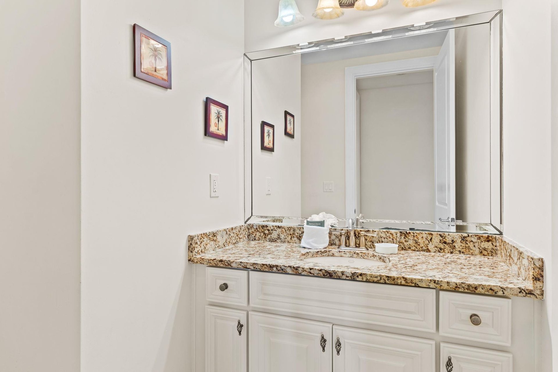 Half Bath in Hallway on 1st Floor