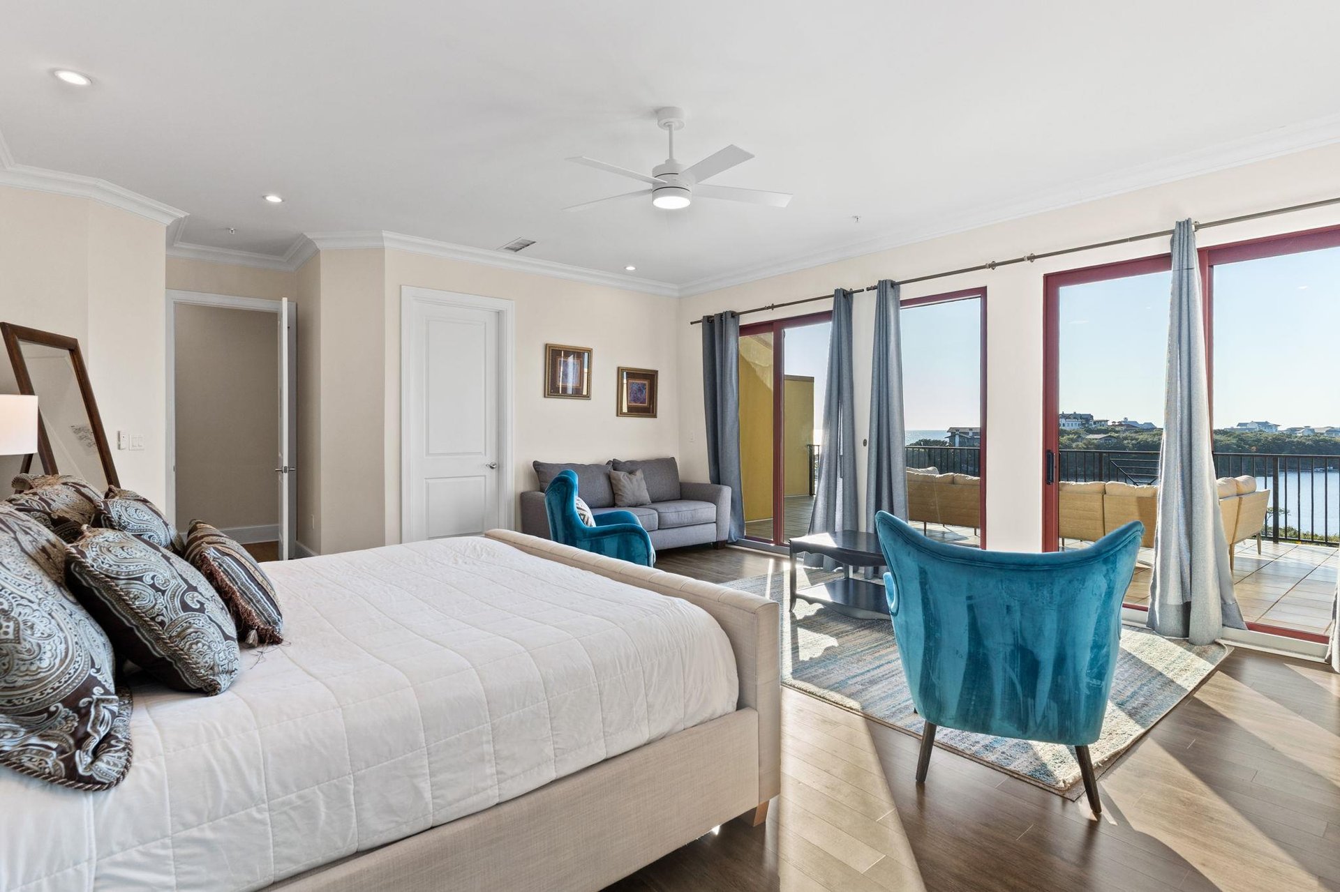 Bedroom 1 Stunning View  Private Balcony Access